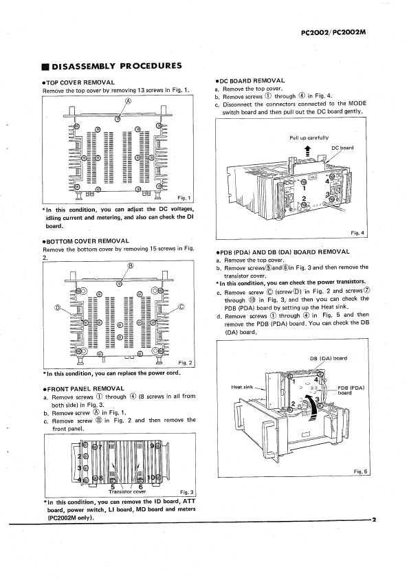 Сервисная инструкция Yamaha PC-2002, PC-2002M