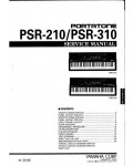 Сервисная инструкция Yamaha PSR-210, PSR-310