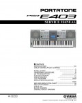 Сервисная инструкция Yamaha PSR-E403