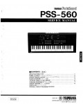 Сервисная инструкция Yamaha PSS-560