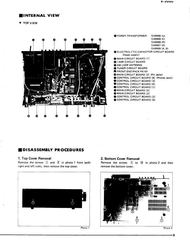 Сервисная инструкция Yamaha R-2000