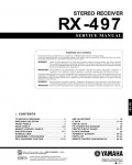 Сервисная инструкция Yamaha RX-497