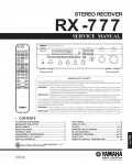 Сервисная инструкция Yamaha RX-777