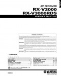 Сервисная инструкция Yamaha RX-V3000, RX-V3000RDS