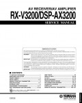 Сервисная инструкция Yamaha RX-V3200, DSP-AX3200