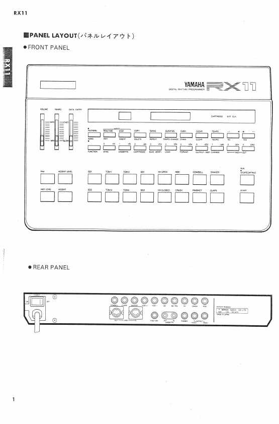 Сервисная инструкция Yamaha RX11