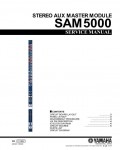 Сервисная инструкция Yamaha SAM5000