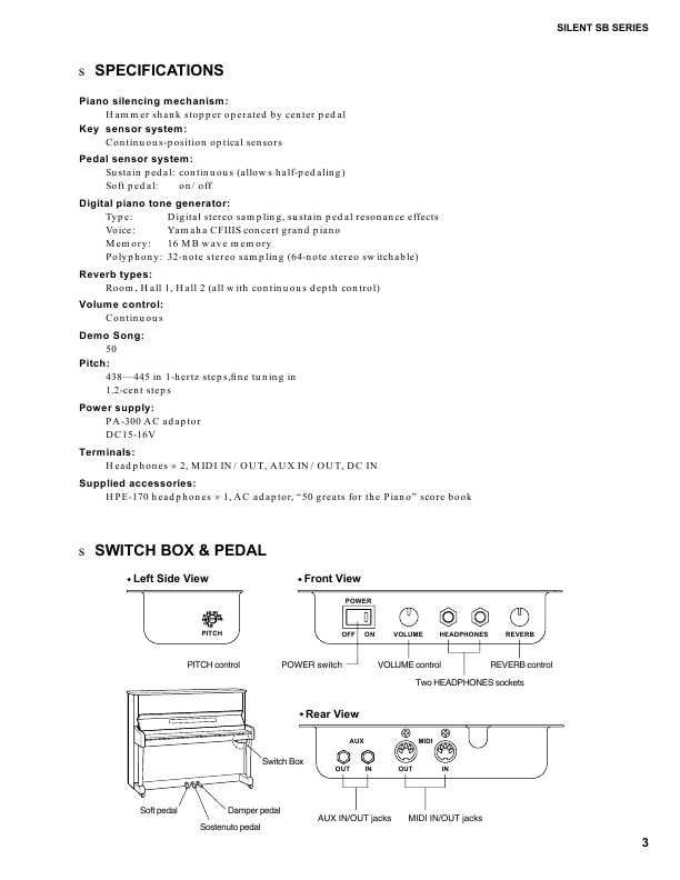 Сервисная инструкция Yamaha SILENT-SB-SERIES