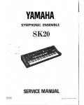 Сервисная инструкция Yamaha SK-20