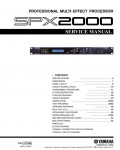Сервисная инструкция Yamaha SPX-2000
