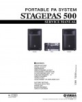 Сервисная инструкция Yamaha STAGEPAS 500