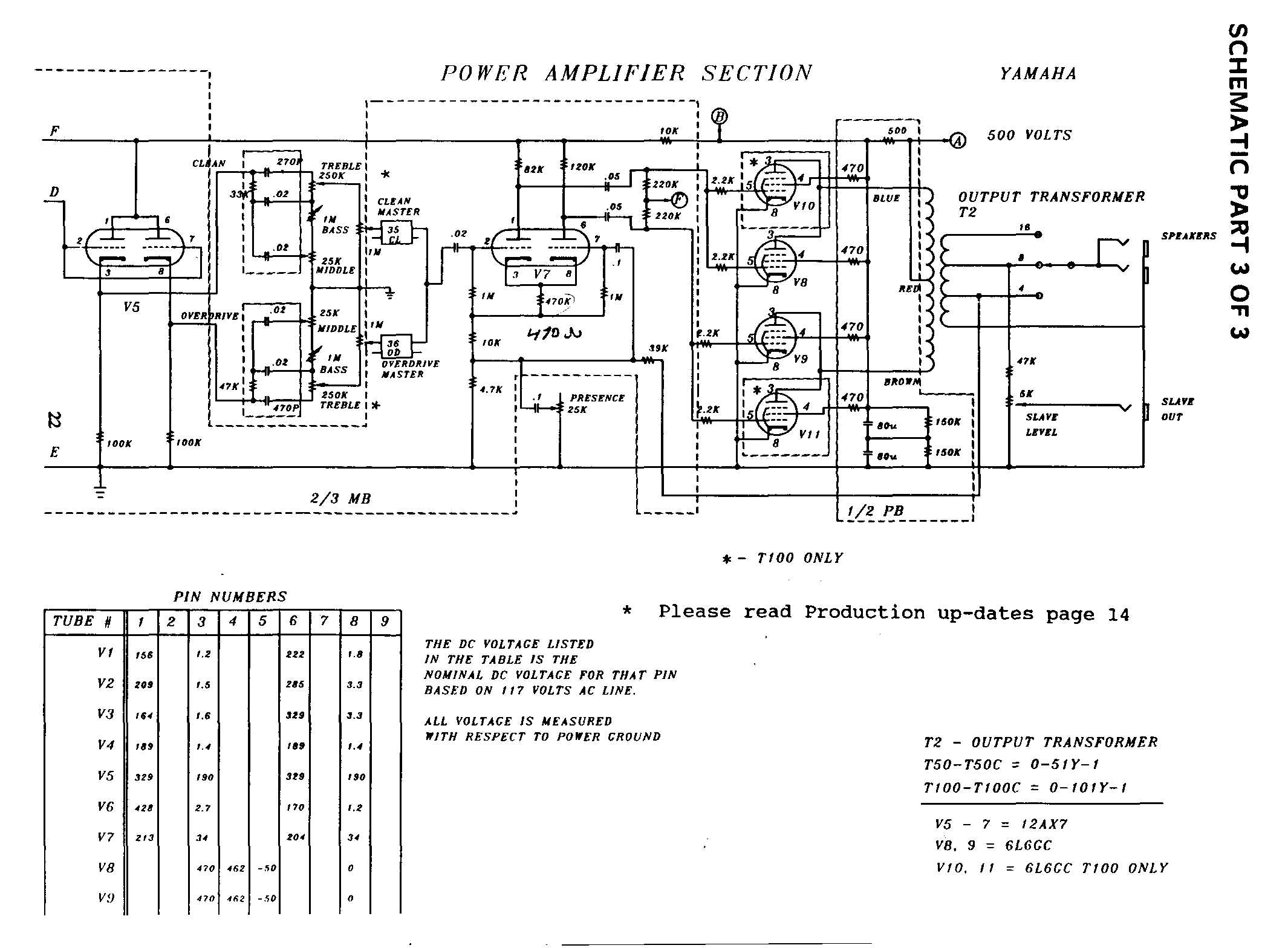 Yamaha a 1000 схема