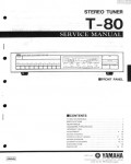 Сервисная инструкция Yamaha T-80