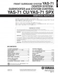 Сервисная инструкция Yamaha YAS-71