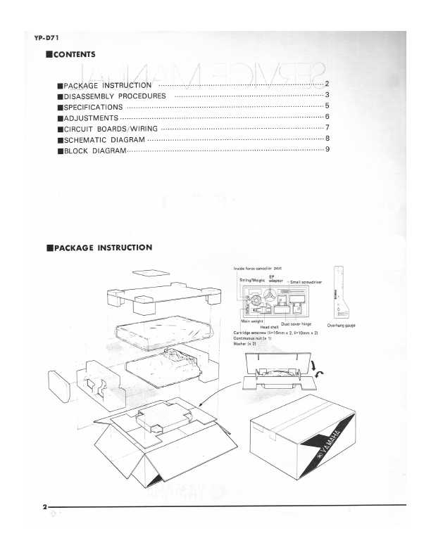 Сервисная инструкция Yamaha YP-D71