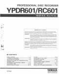 Сервисная инструкция Yamaha YPDR601, RC601
