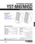 Сервисная инструкция Yamaha YST-M40, YST-M45D