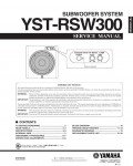 Сервисная инструкция Yamaha YST-RSW300