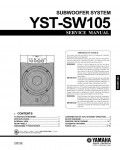 Сервисная инструкция Yamaha YST-SW105