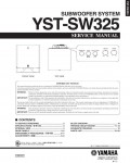 Сервисная инструкция Yamaha YST-SW325