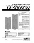 Сервисная инструкция Yamaha YST-SW90, SW160