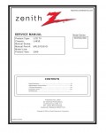 Сервисная инструкция ZENITH 32LC2DA, 37LC2DA, 42LC2DA, шасси LA63E