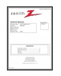 Сервисная инструкция Zenith DLP-Z44SZ80