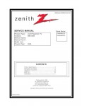 Сервисная инструкция Zenith E44W46LCD