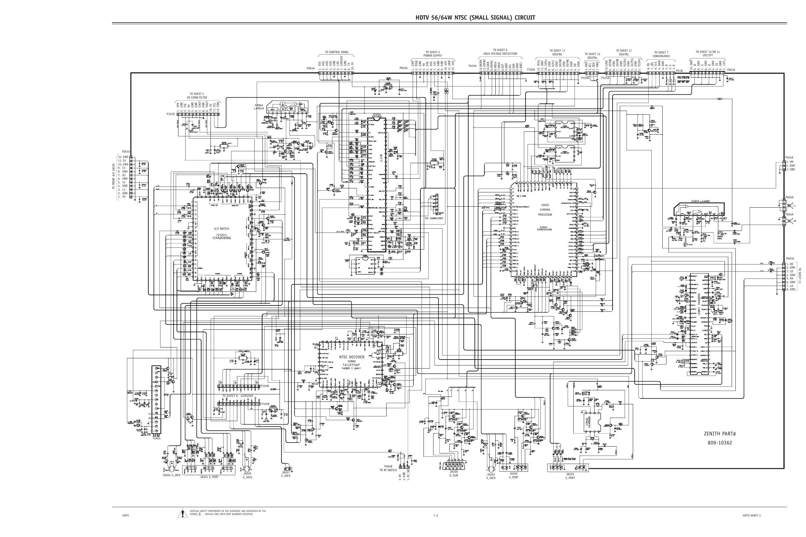 Сервисная инструкция Zenith IQB56W10G, IQB64W10W