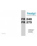 Инструкция Snaige FR-275