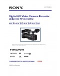 Инструкция Sony HXR-NX5M