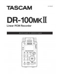 Инструкция TASCAM DR-100MKII