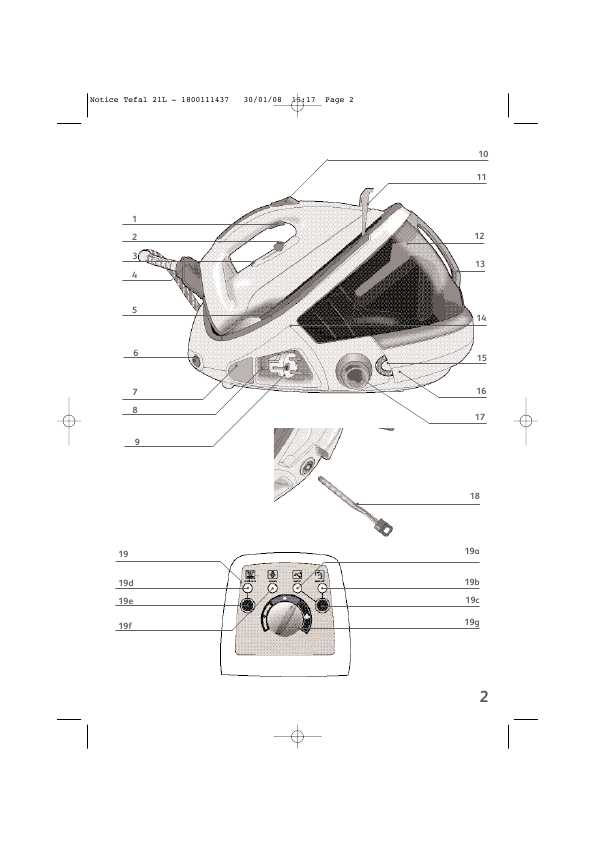 Tefal gv7620 схема