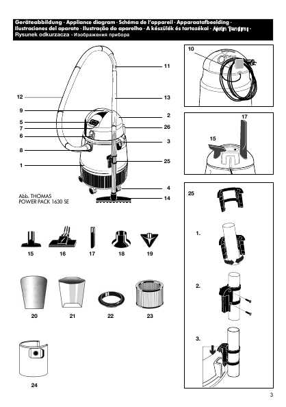 Инструкция Thomas POWER PACK 1620 C