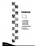 Инструкция Thomson 42LB330B5