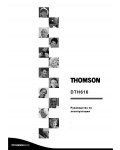 Инструкция Thomson DTH-616