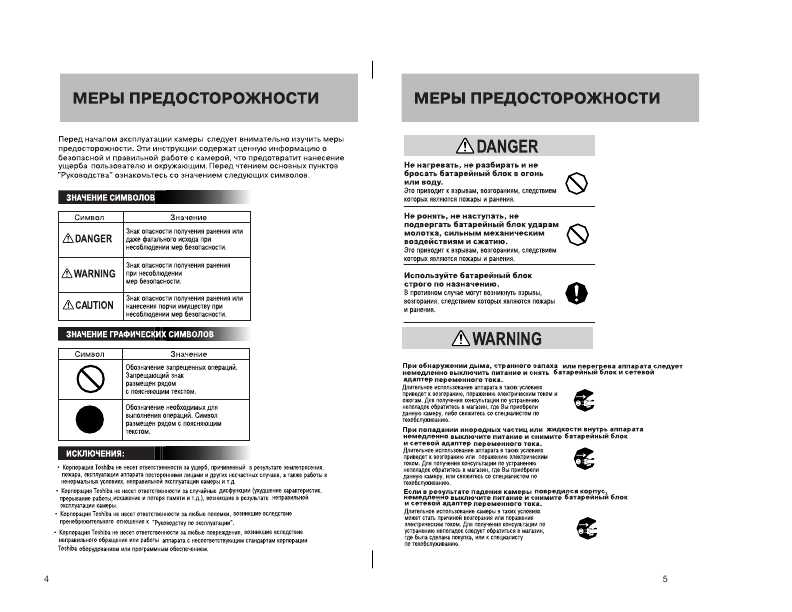 Инструкция Toshiba PDR-3310