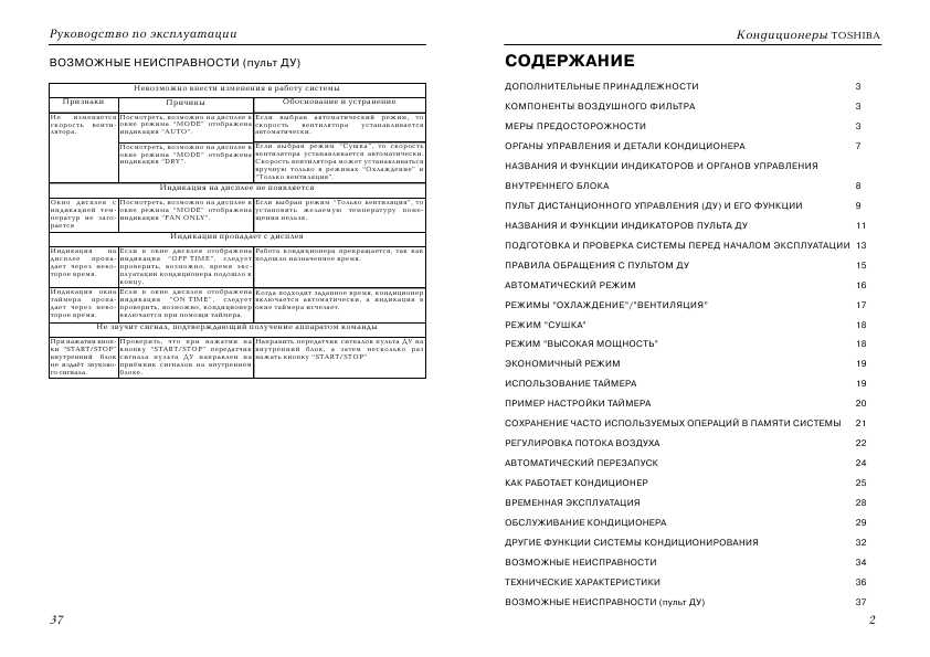 Инструкция Toshiba RAS-10UKV-E