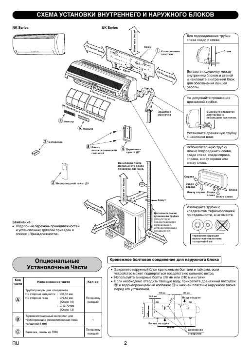 Инструкция Toshiba RAS-10UK