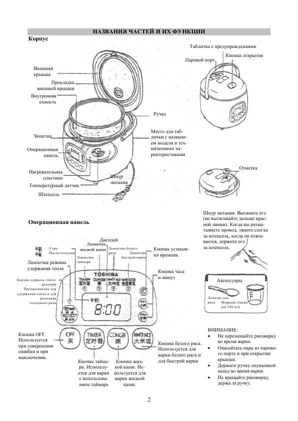 Инструкция Toshiba RCK-5EM