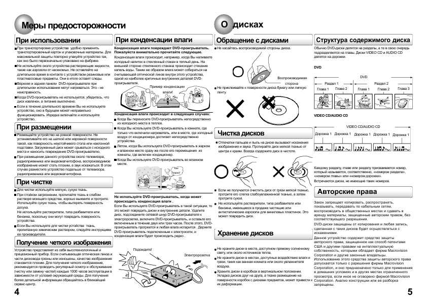 Инструкция Toshiba SD-63HK