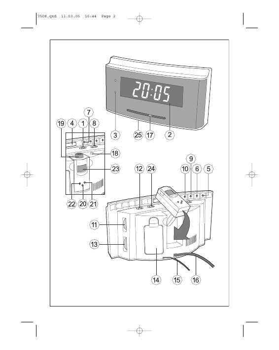 Радиочасы vitek vt 3512 gy схема