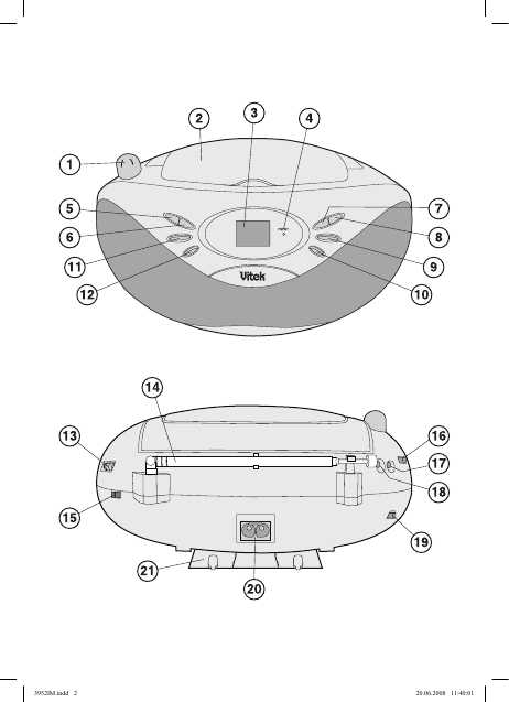 Инструкция Vitek VT-3952