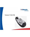 Инструкция WEBASTO Telestart T100 HTM