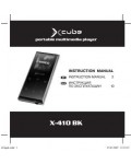 Инструкция XCUBE X-410 BK