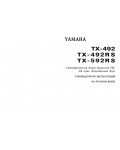 Инструкция Yamaha TX-592RDS