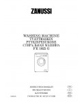 Инструкция Zanussi FE-1025G