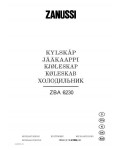 Инструкция Zanussi ZBA-6230
