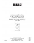 Инструкция Zanussi ZWS-1040